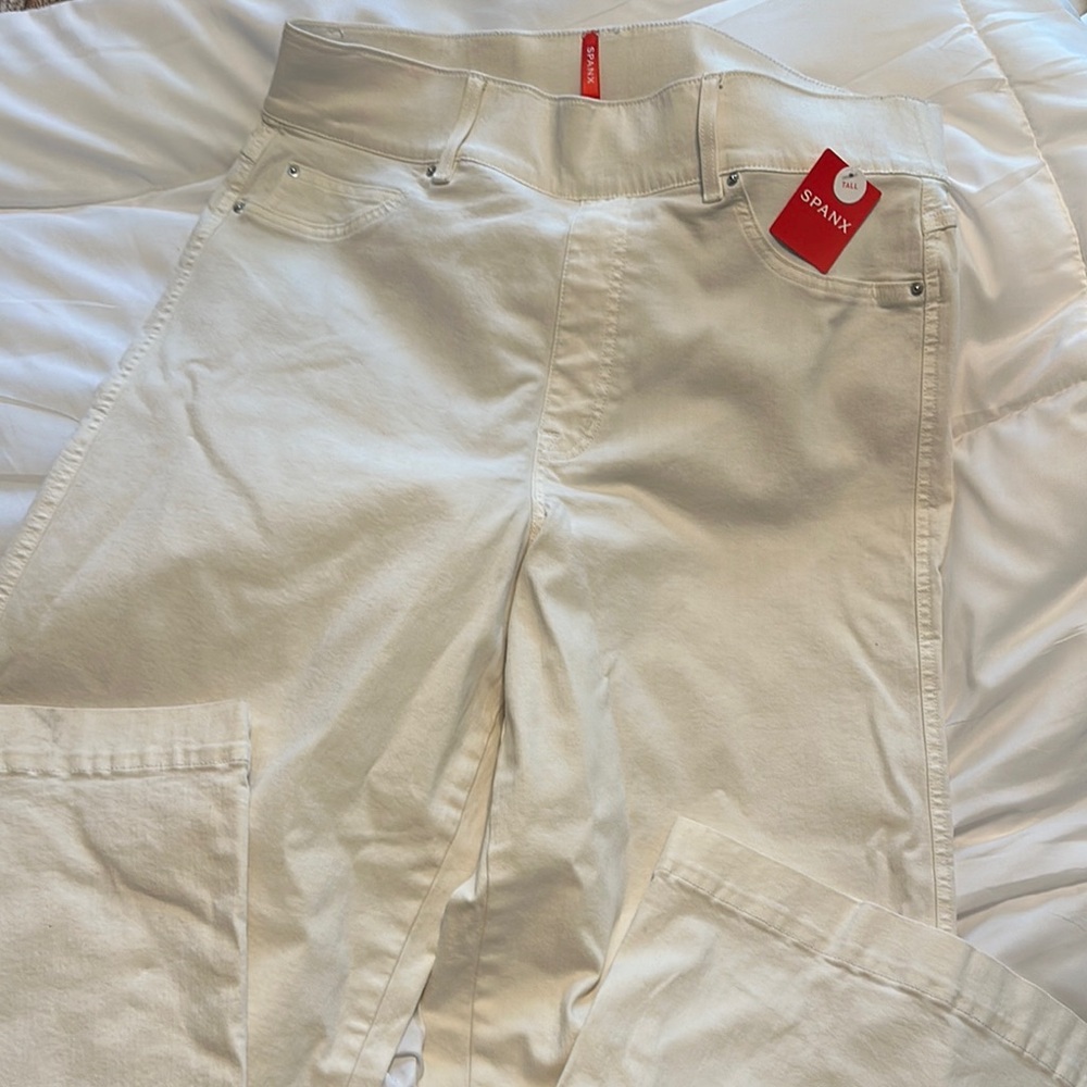 Spanx White Jeans